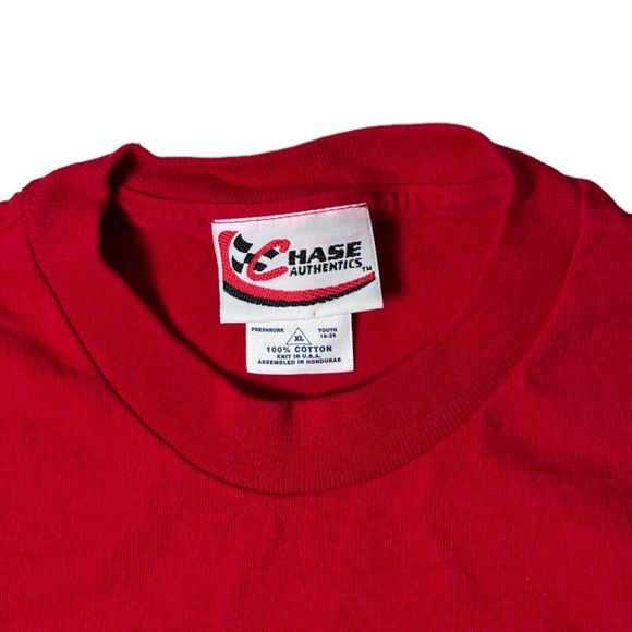 Dale Earnhardt Jr Chase Authentics #8 Red Racing Graphic T-shirt Youth Size XL - Picture 3 of 5